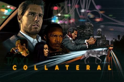 Best collateral - AFI Awards, USA. COLLATERAL takes audiences on a ride they won't soon forget. It's a thrill ride, but it's also a dark, dreamy meditation on morality that stays with you long after your heart stops racing. Director Michael Mann is a true craftsman of the genre, and his comfort in the audience's discomfort allows him always to be a step ahead. 